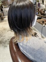 ナルヘアー 越谷(Nalu hair)&nbsp;ダークアッシュ×金髪　ウルフイメチェン