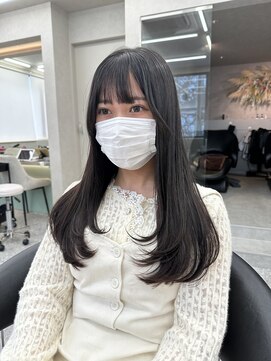 ロンド マーレ 天神大名店(Lond mare) イメチェン/チェリーブラウン/フェミニン/束感/髪質改善