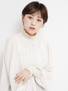 オンク 新宿(onk) 黒髪/グレーベージュ/レイヤーロング/前髪パーマ[新宿駅]