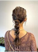 パーティーヘアセット(玉ねぎアレンジ)