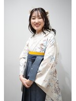 チェロ(CHERO)&nbsp;卒業式★ヘアアレンジ&メイク&着付け