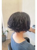 ナチュラルパーマショート