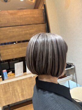 ギャラリー(GALLERY) 切りっぱなしボブ/エアリーロング/美髪/ピンクブラウン