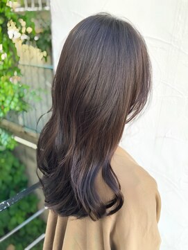 ヴァロ(Valo) 韓国風巻きココアブラウンロングレイヤー