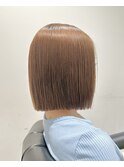 似合わせボブ/刈り上げボブ/マロンベージュ