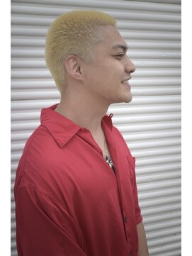 ジーン カットクラブ(GENE CUTCLUB) 金髪グラデーションmonk