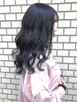 ラック 本厚木店(LUCK) オルチャンカラー★ブルーブラック