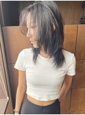 黒髪アッシュ