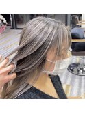 コントラストバレイヤージュ40/髪質改善/ハイライト/白髪ぼかし