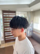 サマネアサマン 龍ヶ崎店(Samanea Saman)&nbsp;スパイラルパーマのメンズショート