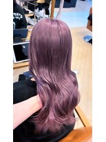 ユニ バイ マグ 長野店(Uni.by Mag) " 透け感抜群" ダブルカラー ミルクティーピンクベージュ