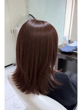 ヘア&エステ ヒロイン 西武池袋店 赤み補正でつくるグレージュベージュ