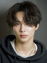 ルーシー 川越(LUCEY)&nbsp;センターパートフェザーパーマシャドウパーマメンズパーマ