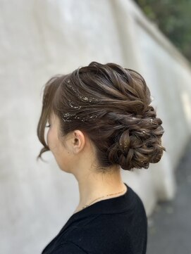 セット アンド バイ ルゥーダ 品川駅前店(SET and..by Rouxda.) パーティーシニヨン