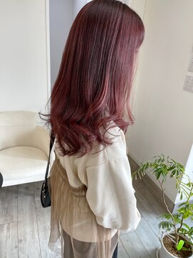 ヘアー アトリエ アンジー(Hair Atelier Angee) 大人の色気を引き出す【ボルドーカラー】
