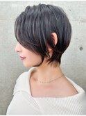 クールショート/顔周りカット/前髪白髪/20代30代40代50代/立川