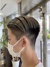 【メンズ限定】メンズカット+ソーダスパ+美肌菌ジェル+眉毛カット