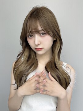 トリッカ シブヤ(TRICCA SHIBUYA) インナーカラー/ミルクティー/金髪/デザインカラー/イメチェン