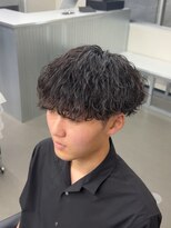 プルーブトウキョウ 渋谷(PROVE TOKYO)&nbsp;爽やか無造作ビジネスツーブロック波巻きパーマ