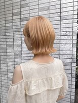 リア トーキョー(Lia TOKYO)&nbsp;【工藤武士】外ハネボブ×ミルクティーベージュ後ろ姿も軽やか