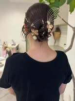アモレット 天文館店(amoretto) ヘアセット カチモリヘア お呼ばれヘア お団子ヘア 20代