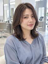 モト 船橋(moto)&nbsp;大人暗髪ミディアムレイヤー