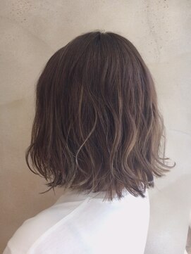 マッシュ 天王寺あべの(MASHU) 肩上ボブ 重軽ボブ　ワンレン