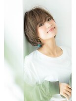 ルーチェ 府中(Luce) 大人かわいいエフォートレスハニーヘア小顔前下がりボブ