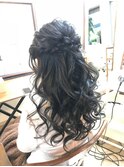 ふんわり黒髪美人ヘアアレンジ【ヘアアレンジ　立川/立川南/袴】