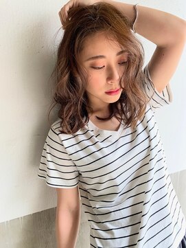 リシェル(RICHEL) エアリー☆シルクミディアム×ミルクティアッシュ