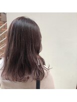 キー(kii)&nbsp;ピンクベージュ/ブリーチカラー　福岡　天神　薬院　20代