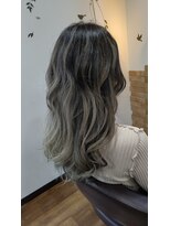 ヘアデザイン ヴォワール(hair & design voir) バレイヤージュ×まみ