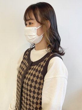 グリーン 渋谷(green) 【MIO】イヤリングカラー×アッシュグレージュ