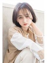 トッカ ヘアアンドトリートメント 難波店 tocca 難波 前髪カット×透明感カラー