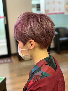 フレンズ 環状通東店(friend's) 大人可愛いショートボブ◎くすみピンクパープル 3