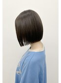 ★20代30代ぱつっとボブフルバングイメチェン