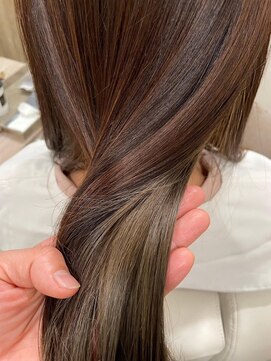 ルーシャス ヘアー 岐阜店(Luscious HAIR) インナーカラー/ベージュ/ストレートロング/髪質改善/ニュアンス
