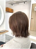 切りっぱなしボブ