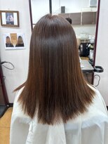 シルエットヘアメイク(silhouette hair make)&nbsp;【お客様施術】艶髪♪縮毛矯正で髪質改善