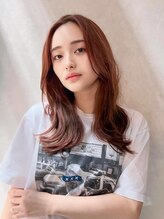 アグ ヘアー エゼ 石江店(Agu hair aise) 《Agu hair》フェイスバングゆる巻×numberA.ベースケアミルク