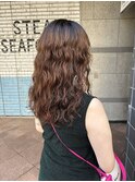 【RYOHEI】スパイラルパーマ_コテ巻き風_ミディアムヘア