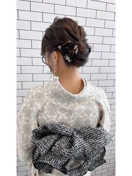 リール(THE RIRE.) ＊THE  RIRE.  七五三和装ヘア×シニヨンアレンジ＊