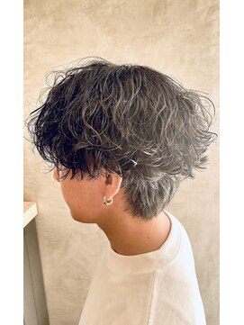 エッジ ヘア メイク(edge hair +make) メンズ波巻きパーマ
