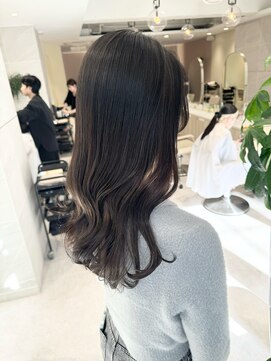 ミズチャーム(Ms.CHARM) グレージュカラー/レイヤー/韓国スタイル/イメチェン