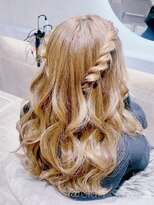 ヘア サロン クラン 東心斎橋店(hair salon clan)&nbsp;ねじりハーフツイン/心斎橋ヘアセット