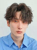 レタッチ バイ フィフス 天神大名(RETOUCH by fifth)&nbsp;福岡天神ゆるめシャドウパーマメンズマッシュウルフカット緩め