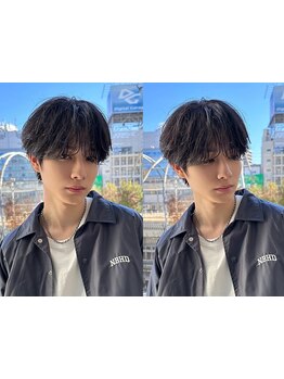 [#渋谷2分]【メンズカット+スタイリング込み \4400】頭の形を綺麗にみせるcut技術がメンズに大人気［渋谷］