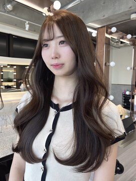 ロール 博多(Role) 黒髪/オリーブグレー/ココアベージュ/小顔に見せるヘア/透明感