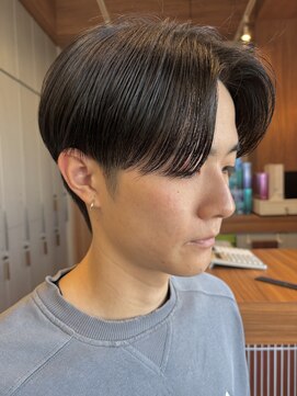 エリマバイフィフス 調布(elima by fifth) 調布ニュアンスパーマフェザーパーマシースルーマッシュ刈り上げ