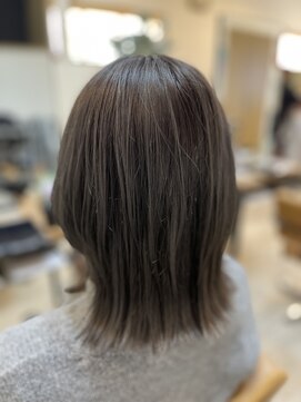 ダブルイルミナカラー　グレージュミルクティー